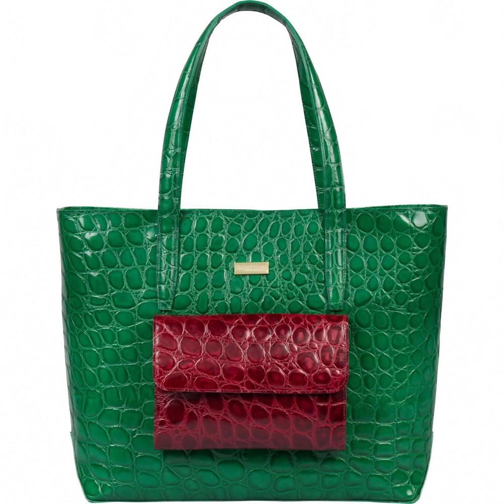 NEW BETHELHELENA everything gem shoulder bag in emerald-garnet